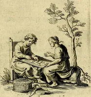 An illustration from Zinne-beelden der liefde, met puntdigten en aanteekeningen (1703)