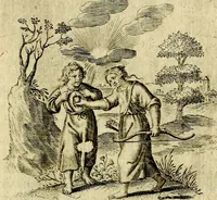 An illustration from Zinne-beelden der liefde, met puntdigten en aanteekeningen (1703)