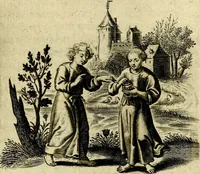An illustration from Zinne-beelden der liefde, met puntdigten en aanteekeningen (1703)