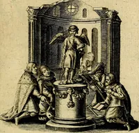 An illustration from Zinne-beelden der liefde, met puntdigten en aanteekeningen (1703)