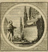 An illustration from Stichtelyke zinnebeelden gepast op deugden en ondeugden in LVII tafereeellen vertoont (1723)