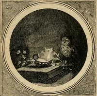 Picture 28 of 61 from Stichtelyke zinnebeelden gepast op deugden en ondeugden in LVII tafereeellen vertoont (1723), leaf 128