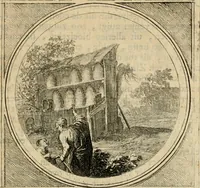 An illustration from Stichtelyke zinnebeelden gepast op deugden en ondeugden in LVII tafereeellen vertoont (1723)