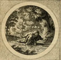 Picture 40 of 61 from Stichtelyke zinnebeelden gepast op deugden en ondeugden in LVII tafereeellen vertoont (1723), leaf 178