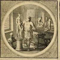 Picture 43 of 61 from Stichtelyke zinnebeelden gepast op deugden en ondeugden in LVII tafereeellen vertoont (1723), leaf 190