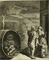 An illustration from Zinnebeelden, getrokken uit Horatius Flaccus (1683)