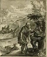 Picture 56 of 106 from Zinnebeelden, getrokken uit Horatius Flaccus (1683), leaf 116