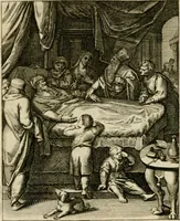 An illustration from Zinnebeelden, getrokken uit Horatius Flaccus (1683)