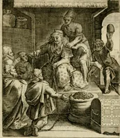 An illustration from Zinnebeelden, getrokken uit Horatius Flaccus (1683)