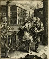 An illustration from Zinnebeelden, getrokken uit Horatius Flaccus (1683)