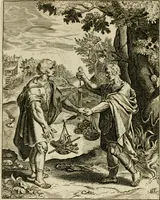 An illustration from Zinnebeelden, getrokken uit Horatius Flaccus (1683)