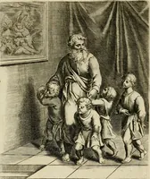 An illustration from Zinnebeelden, getrokken uit Horatius Flaccus (1683)