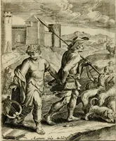 An illustration from Zinnebeelden, getrokken uit Horatius Flaccus (1683)