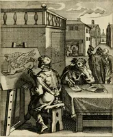 An illustration from Zinnebeelden, getrokken uit Horatius Flaccus (1683)