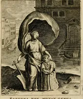 Picture 77 of 106 from Zinnebeelden, getrokken uit Horatius Flaccus (1683), leaf 158
