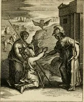 An illustration from Zinnebeelden, getrokken uit Horatius Flaccus (1683)