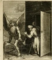 Picture 85 of 106 from Zinnebeelden, getrokken uit Horatius Flaccus (1683), leaf 174