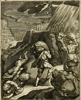 An illustration from Zinnebeelden, getrokken uit Horatius Flaccus (1683)