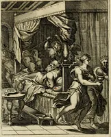Picture 94 of 106 from Zinnebeelden, getrokken uit Horatius Flaccus (1683), leaf 192