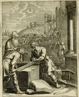 An illustration from Zinnebeelden, getrokken uit Horatius Flaccus (1683)