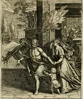 An illustration from Zinnebeelden, getrokken uit Horatius Flaccus (1683)