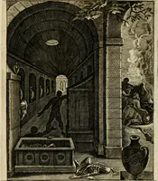 Picture 104 of 106 from Zinnebeelden, getrokken uit Horatius Flaccus (1683), leaf 212