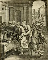 An illustration from Zinnebeelden, getrokken uit Horatius Flaccus (1683)
