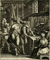An illustration from Zinnebeelden, getrokken uit Horatius Flaccus (1683)