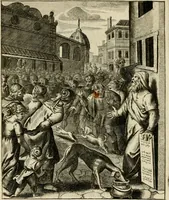 Picture 28 of 106 from Zinnebeelden, getrokken uit Horatius Flaccus (1683), leaf 60