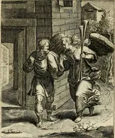 An illustration from Zinnebeelden, getrokken uit Horatius Flaccus (1683)