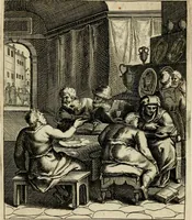 An illustration from Zinnebeelden, getrokken uit Horatius Flaccus (1683)