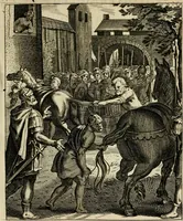 An illustration from Zinnebeelden, getrokken uit Horatius Flaccus (1683)