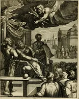An illustration from Zinnebeelden, getrokken uit Horatius Flaccus (1683)