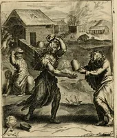 An illustration from Zinnebeelden, getrokken uit Horatius Flaccus (1683)
