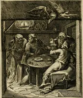 Picture 43 of 106 from Zinnebeelden, getrokken uit Horatius Flaccus (1683), leaf 90