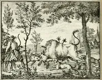 An illustration from Leerzaame zinnebeelden (1757)