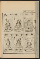 An illustration from Zōho shoshū butsuzō zui (1868)