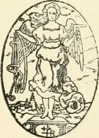 An illustration from Zur Entwicklung des zeichnerischen Stils in der Cölner Goldschmiedekunst des 12. Jahrhunderts. Mit 10 Lichtdrucktafeln (1917)