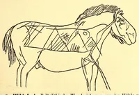 An illustration from Zur Psychologie der primitiven Kunst : ein Vortrag (1908)