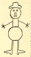 An illustration from Zur Psychologie der primitiven Kunst : ein Vortrag (1908)