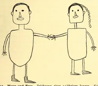 An illustration from Zur Psychologie der primitiven Kunst : ein Vortrag (1908)