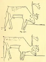 An illustration from Zur Psychologie der primitiven Kunst : ein Vortrag (1908)