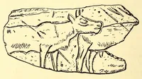 An illustration from Zur Psychologie der primitiven Kunst : ein Vortrag (1908)