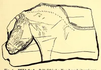 An illustration from Zur Psychologie der primitiven Kunst : ein Vortrag (1908)