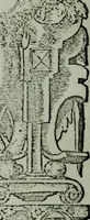 An illustration from Zwey Bücher : Einer neüen kunstlichen Tabulatur auff Orgel und Instrument. Deren das erste ausserlesne Moteten und Stuck zu sechs fünff und vier Stimmen auss den kunstreichesten und weltberumbtesten Musicis und Componisten diser unser Zeit abgesetzt. Das ander allerley schöne teutsche, italienische, frantzösische, geistliche und weltliche Lieder mit funff und vier Stimmen Passamezo, Galliardo und Täntze in sich begreifft.. (1577)