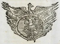 An illustration from Zwey-einiger Hymenaeus, oder, Oesterreich-Lüneburgischer frid- und freuden-voller Vermählungs-Gott : denen aller-durchleuchtigist-grossmächtigisten, nunmehro aller-erwüntscht- und Aller-Glück-Vergnügtist-Vermählten röm. und ungar. königl königl. Maj. Maj. [et]c. [et]c. Josepho I. vom aller-durchleuchtigist-sig- und glorreichisten Ertz-Hauss-Oesterreich, [et]c. [et]c. herstammend, und Wilhelminae Amaliae, aller-preyss-würdigst-Gebohrnen Hertzogin von Braunschweig, und Lüneburg, [et]c. [et]c. durch vier Triumph- Lieb- und Lob-andeutende Ruhm- oder Ehren-Pforten zur aller-schuldigst-Jubel-vollen Ehren-Bezeugung hiebevor eröffnet (1699)