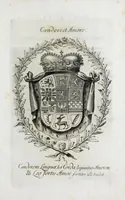 An illustration from Zwey-einiger Hymenaeus, oder, Oesterreich-Lüneburgischer frid- und freuden-voller Vermählungs-Gott : denen aller-durchleuchtigist-grossmächtigisten, nunmehro aller-erwüntscht- und Aller-Glück-Vergnügtist-Vermählten röm. und ungar. königl königl. Maj. Maj. [et]c. [et]c. Josepho I. vom aller-durchleuchtigist-sig- und glorreichisten Ertz-Hauss-Oesterreich, [et]c. [et]c. herstammend, und Wilhelminae Amaliae, aller-preyss-würdigst-Gebohrnen Hertzogin von Braunschweig, und Lüneburg, [et]c. [et]c. durch vier Triumph- Lieb- und Lob-andeutende Ruhm- oder Ehren-Pforten zur aller-schuldigst-Jubel-vollen Ehren-Bezeugung hiebevor eröffnet (1699)