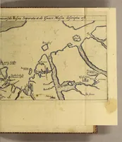 An illustration from Zwölffte Schiffahrt oder Kurtze Beschreibung der newen Schiffahrt gegen Nord Osten, vber die Amerische Inseln in Chinam vnd Japponiam, von einem Engellender Heinrich Hudson newlich erfunden, beneben einen Discurss an Jhr Kön. Maj. in Spanien, wegen dess fünfften Theils der Welt, Terra Australis incognita genandt, auch kurtze Beschreibung der Länder der Samojeden vnd Tingoesen in der Tartarey gelegen. (1614)