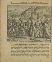 An illustration from Regionum Indicarum per Hispanos olim devastatrum accuratissima descriptio, insertis figuris aencis ad vivum fabrefactis (1664)