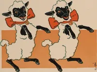 Picture 36 of 65 from Denslow's Mother Goose : being the old familiar rhymes and jingles of Mother Goose (1901), leaf 58